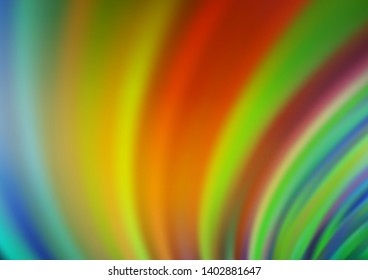 Light Blue, Yellow vector background with abstract lines. Geometric illustration in marble style with gradient.  Pattern for your business design.
