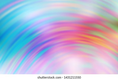 Light Blue, Yellow vector background with lines. A circumflex abstract illustration with gradient. A completely new template for your design.