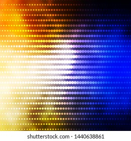 Light Blue, Yellow vector background with circles. Modern abstract illustration with colorful circle shapes. Pattern for websites, landing pages.