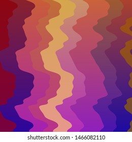 Light Blue, Yellow vector background with wry lines. Illustration in abstract style with gradient curved.  Template for your UI design.