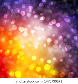 Light Blue, Yellow vector background with circles. Abstract illustration with colorful spots in nature style. Design for your commercials.