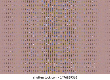 Light Blue, Yellow vector background with spots. Glitter abstract illustration with blurred drops of rain. Pattern for textures of wallpapers.