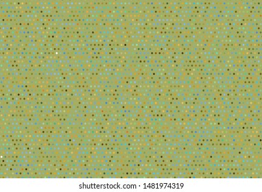 Light Blue, Yellow vector background with bubbles. Abstract illustration with colored bubbles in nature style. Design for your business advert.