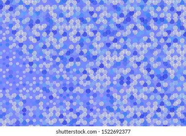 Light Blue, Yellow vector background with wry lines. Glitter abstract illustration with wry lines. A new texture for your  ad, booklets, leaflets.