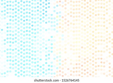 Light Blue, Yellow vector background with wry lines. Shining colorful illustration in simple style. A completely new template for your design.