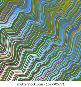 Light Blue, Yellow vector background with bent lines. Colorful illustration in abstract style with gradient. Abstract style for your business design.