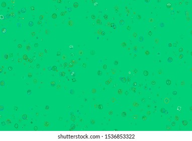 Light Blue, Yellow vector background with tasty food. Beautiful colorful illustration with food in doodle style. Pattern for menu of cafes, bars, restaurants.