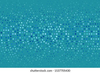 Light Blue, Yellow vector  background with spots. Modern abstract illustration with colorful water drops. New template for your brand book.