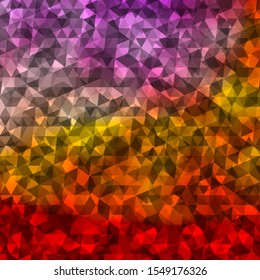 Light Blue, Yellow vector background with polygonal style. Decorative design in abstract style with triangles. Template for wallpapers.