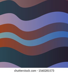 Light Blue, Yellow vector background with lines. Abstract illustration with gradient bows. Pattern for commercials, ads.