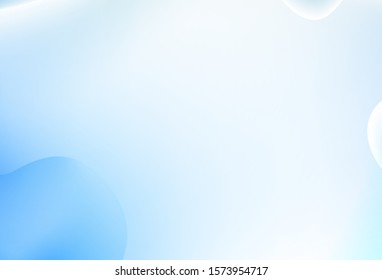 Light Blue, Yellow vector background with curved circles. An elegant bright illustration with gradient. A completely new memphis design for your business.