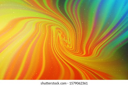 Light Blue, Yellow vector background with astronomical stars. Modern abstract illustration with Big Dipper stars. Best design for your ad, poster, banner.