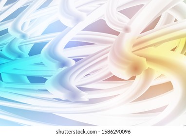 Light Blue, Yellow vector background with lines. Colorful illustration in simple style with gradient. A new texture for your  ad, booklets, leaflets.