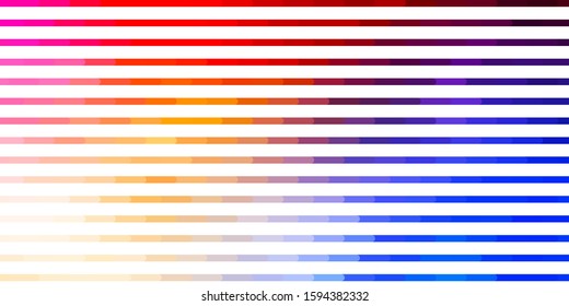 Light Blue, Yellow vector background with lines. Modern abstract illustration with colorful lines. Smart design for your promotions.