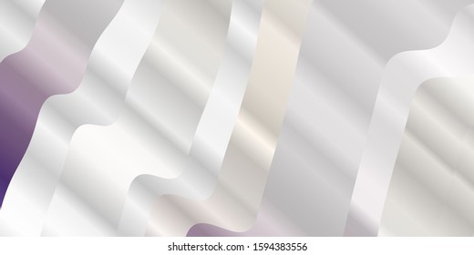 Light Blue, Yellow vector background with lines. Abstract illustration with gradient bows. Template for cellphones.