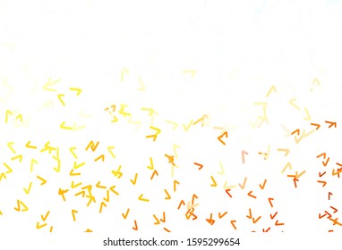 Light Blue, Yellow vector background with lines. Shining colorful illustration in simple style. Colorful wave pattern for your design.