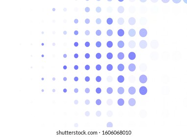 Light Blue, Yellow vector background with spots. Abstract illustration with colored bubbles in nature style. Design for your business advert.
