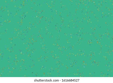 Light Blue, Yellow vector background with stright stripes, dots. Blurred decorative design in simple style with lines. Best design for your ad, poster, banner.