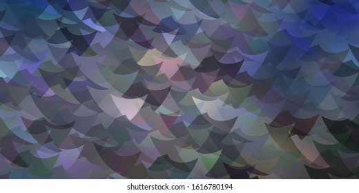 Light Blue, Yellow vector background with triangles, rectangles. Abstract illustration with colorful lines, cubes. Best design for posters, banners.