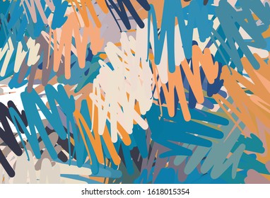 Light Blue, Yellow vector background with straight lines. Modern geometrical abstract illustration with Lines. Best design for your ad, poster, banner.