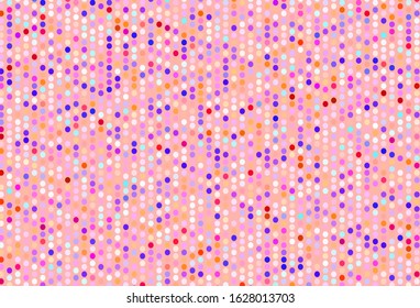 Light Blue, Yellow vector background with bubbles. Blurred bubbles on abstract background with colorful gradient. Pattern for textures of wallpapers.
