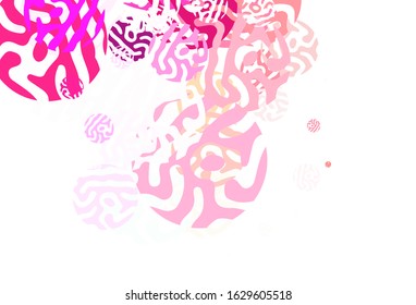 Light Blue, Yellow vector background with abstract shapes. Modern abstract illustration with colorful random forms. Modern design for your business card.