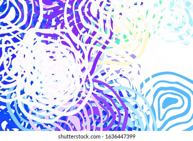 Light Blue, Yellow vector background with abstract shapes. Simple colorful illustration with abstract gradient shapes. Background for a cell phone.