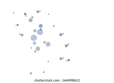 Light Blue, Yellow vector background with spots. Modern abstract illustration with colorful water drops. Pattern for ads, leaflets.