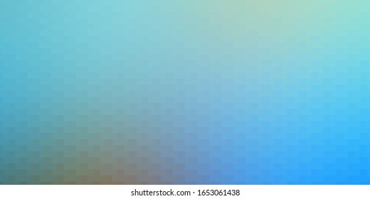 Azul claro, fondo vectorial amarillo en estilo poligonal. Nueva ilustración abstracta con formas rectangulares. Patrón para sitios web, páginas de inicio.