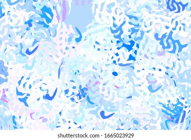Light Blue, Yellow vector background with abstract shapes. Illustration with colorful gradient shapes in abstract style. Background for a cell phone.