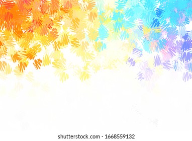 hellblau, gelber Vektorillustration Hintergrund mit geraden Linien. Moderne geometrische abstrakte Illustration mit Linien. Kluges Design für Ihre Unternehmenswerbung.