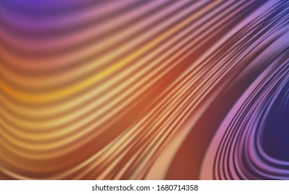 Light Blue, Yellow vector background with curved lines. Brand new colorful illustration in simple style. Pattern for your business design.