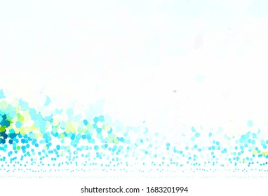 Light Blue, Yellow vector background with abstract shapes. Decorative design in abstract style with random forms. Simple design for your web site.