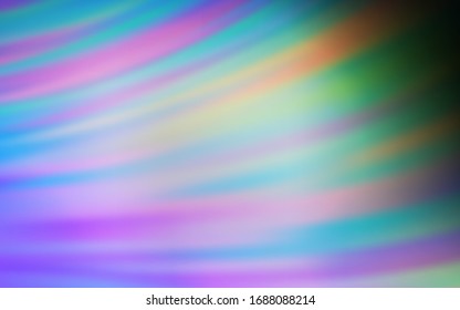 Light Blue, Yellow vector background with wry lines. Geometric illustration in abstract style with gradient.  Elegant pattern for a brand book.