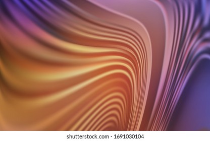 Light Blue, Yellow vector background with bent lines. A completely new colorful illustration in simple style. A new texture for your  ad, booklets, leaflets.