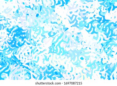 Light Blue, Yellow vector background with abstract shapes. Illustration with colorful gradient shapes in abstract style. Simple design for your web site.