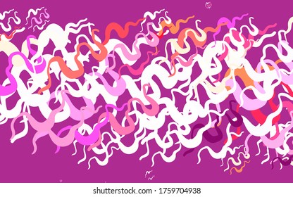 Azul claro, fondo vectorial amarillo con líneas dobladas. Muestra con líneas de colores, formas. Nueva composición para tu libro de marcas.