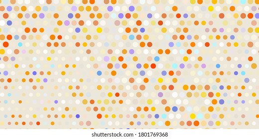 Light blue, yellow vector background with spots. Abstract illustration with colorful spots in nature style. Pattern for business ads.