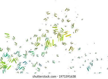 Light Blue, Yellow vector background with straight lines. Decorative shining illustration with lines on abstract template. Backdrop for TV commercials.