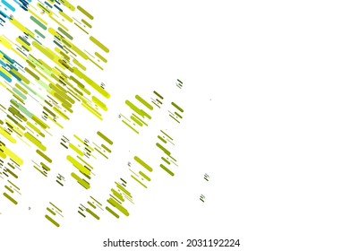 Light Blue, Yellow vector background with straight lines. Modern geometrical abstract illustration with staves. Backdrop for TV commercials.