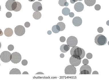 Light Blue, Yellow vector background with spots. Glitter abstract illustration with blurred drops of rain. Design for your business advert.