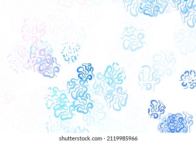 Light Blue, Yellow vector background with abstract shapes. Simple colorful illustration with abstract gradient shapes. Background for a cell phone.