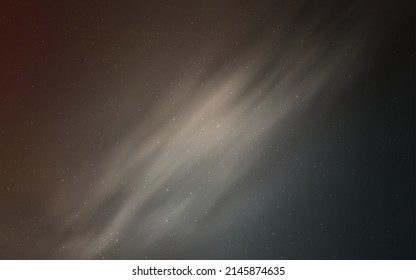 Light Blue, Yellow vector background with astronomical stars. Glitter abstract illustration with colorful cosmic stars. Pattern for astronomy websites.