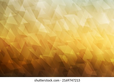 Azul claro, fondo vectorial amarillo en estilo poligonal. Ilustración de gradiente abstracto con rectángulos. Patrón de anuncios comerciales, folletos, folletos