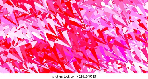 Light blue, yellow vector background with triangles. Smart abstract illustration with triangle forms in modern style. An easy addition to your commertials.