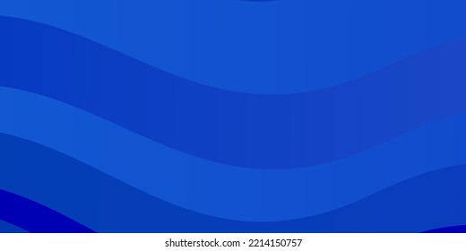 Light Blue, Yellow vector background with bent lines. Abstract illustration with bandy gradient lines. Best design for your ad, poster, banner.