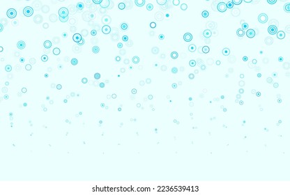 Light Blue, Yellow vector background with spots. Blurred bubbles on abstract background with colorful gradient. Pattern for ads, leaflets.