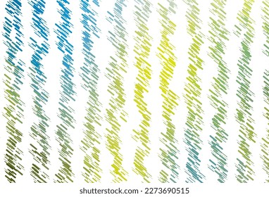 Light Blue, Yellow vector background with straight lines. Glitter abstract illustration with colored sticks. Smart design for your business advert.