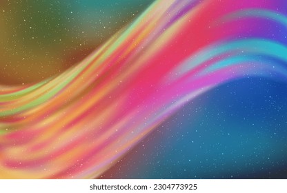 Light Blue, Yellow vector background with astronomical stars. Modern abstract illustration with Big Dipper stars. Smart design for your business advert.