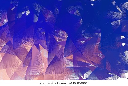 Light Blue, Yellow vector background with abstract shapes. Colorful chaotic forms with gradient in modern style. Elegant design for wallpapers.